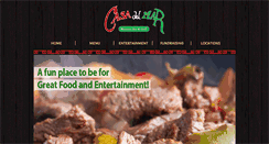 Desktop Screenshot of eatcasadelmar.com